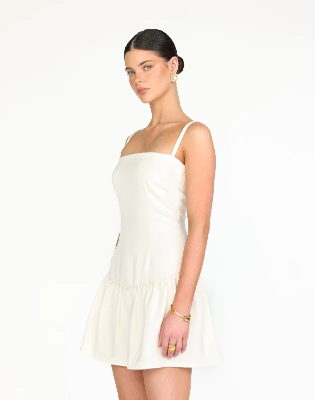 Dress to impress with elegant women’s wear   Jemima Mini Dress (Oat)