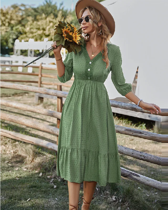 Summer-ready fashion for stylish women   Yunay Satin Boho Maxi Dress - Sage