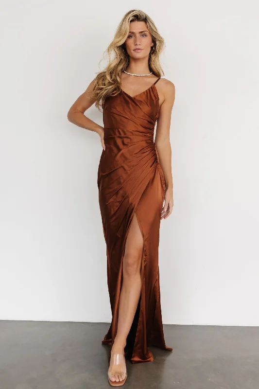 Monet Satin Gown | Spice