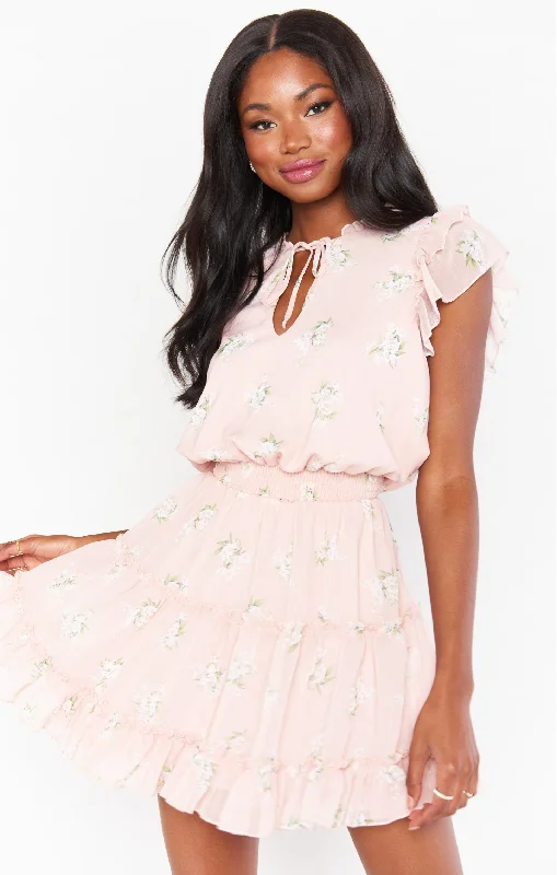 Wild Dreams Mini Dress ~ GWSXMUMU Blush Meadow