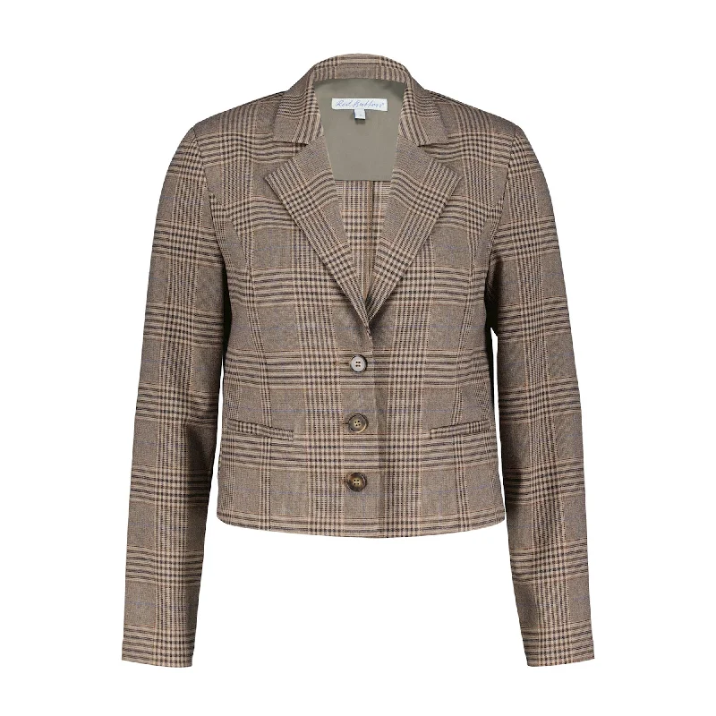 Becky Blazer - Brown Check