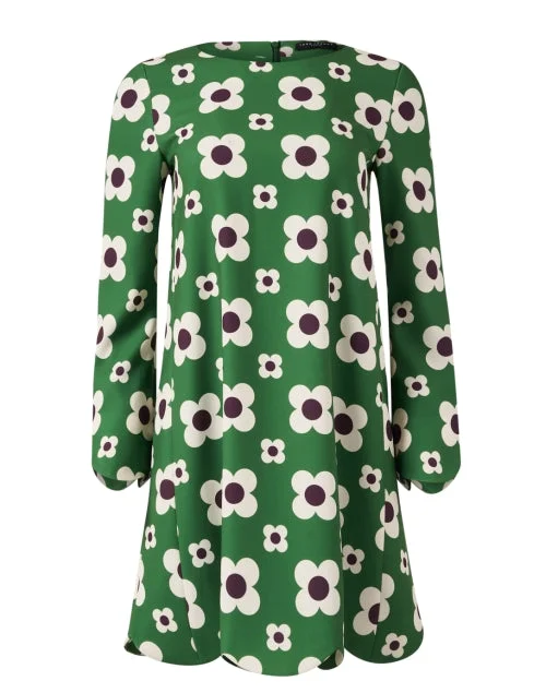 Ruoda Green Print Shift Dress