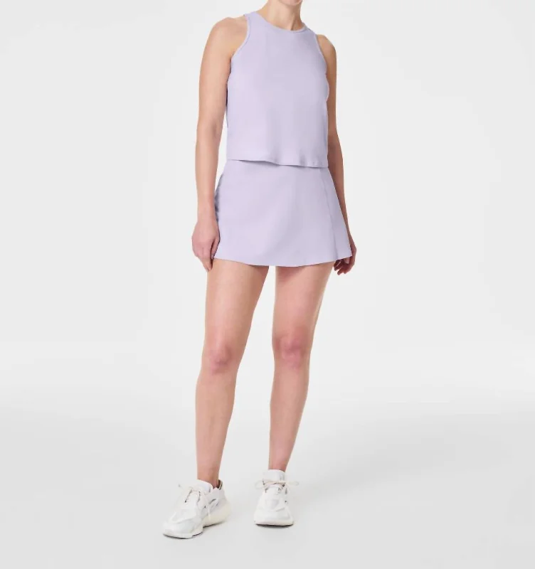 Get Moving Core Luxe Shaping Skort In Violet Air