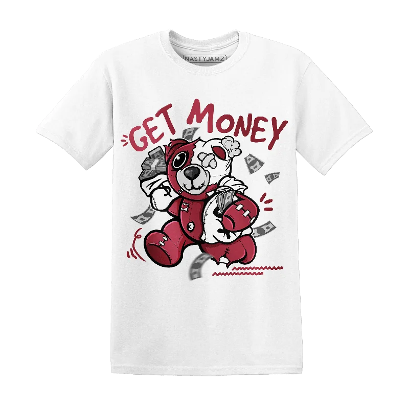 NastyJamz High 85 Metallic Burgundy 1s T Shirt Match Get Money BER