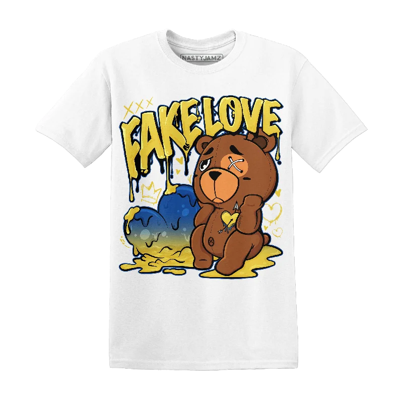 NastyJamz Low OG Canary TVSC 1s T Shirt Match Fake Love BER