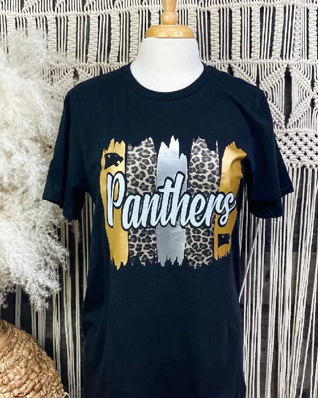 Panthers Stripe School Spirit Tee