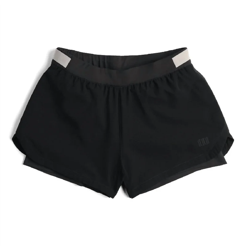 Women's Global Trek Shorts In Black