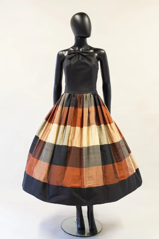 Autumn -  Silk Taffeta Ballgown Dress