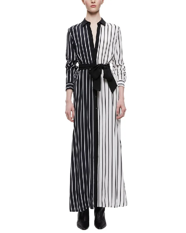 Statement pieces for the confident woman   alice + olivia Chassidy Maxi Shirtdress