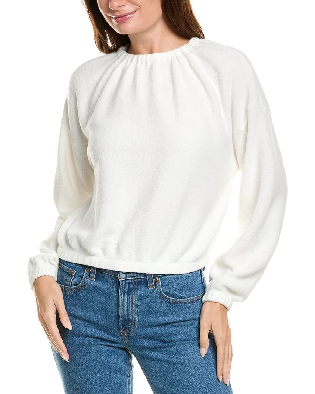 Bella Dahl Pullover Elastic Waist Sweatshirt