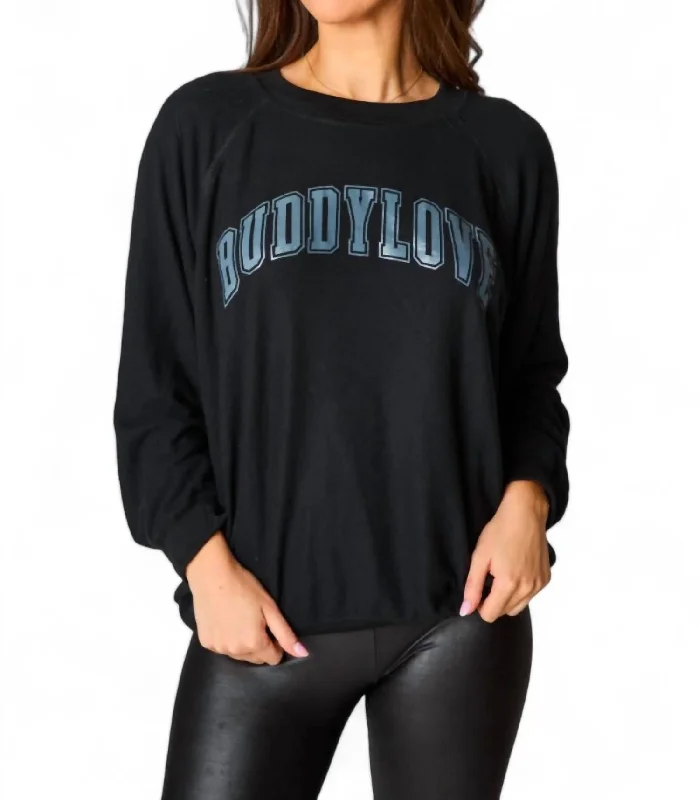 Corey Graphic Sweatshirt - University In Black