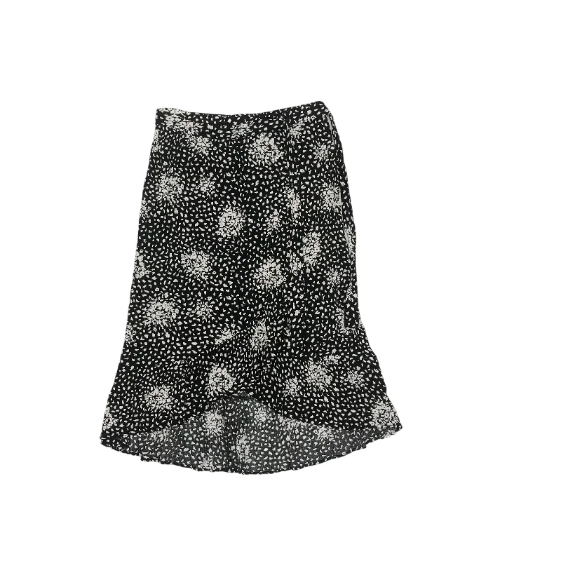 Skirt Midi By Knox Rose In Black & White, Size:S