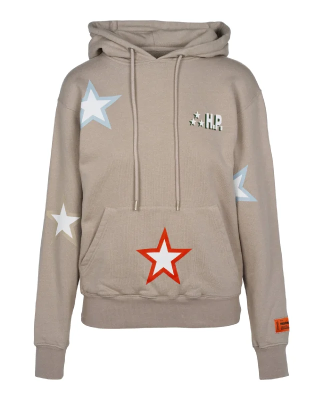 Star Print Hoodie