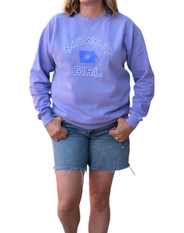 Summer Sweatshirt In Violet