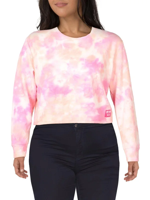 Womens Tie-Dye Boxy Sweatshirt