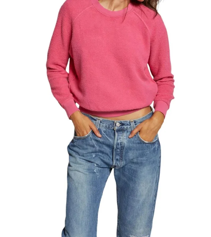 Ziggy Crewneck Sweatshirt In Peony