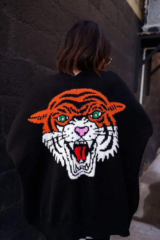 Hear Me Roar Oversized Tiger Cardigan *RESTOCKED*