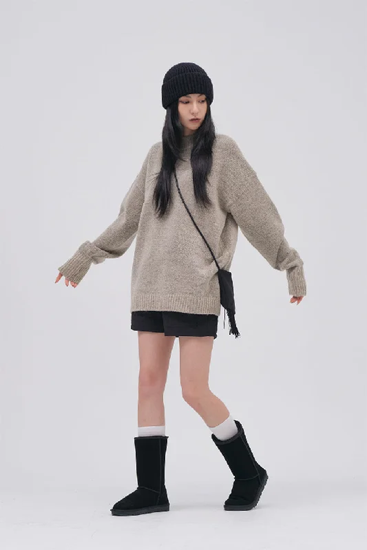 Oversize Round Neck Knit Unisex CN17