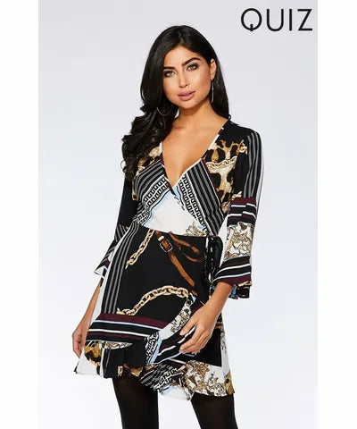 Scarf Print Dress