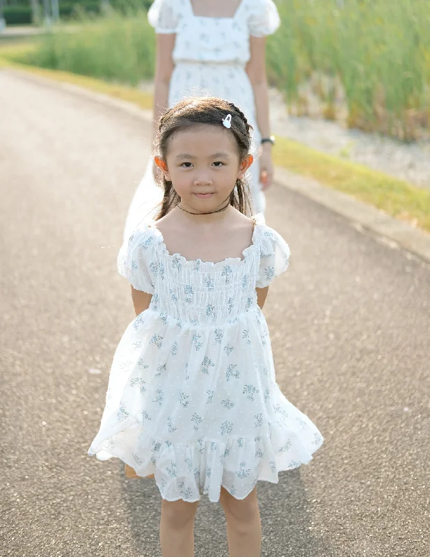 Designer-inspired women’s fashion at affordable prices   *KIDS* Mikaela Dress in Blue Floral