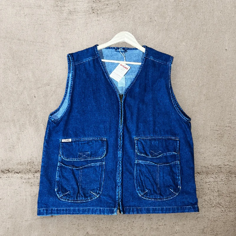 Vintage Gitano Denim Vest XL