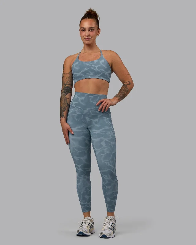 Elixir 7/8 Length Leggings With Pockets - Tranquil-Elemental Blue