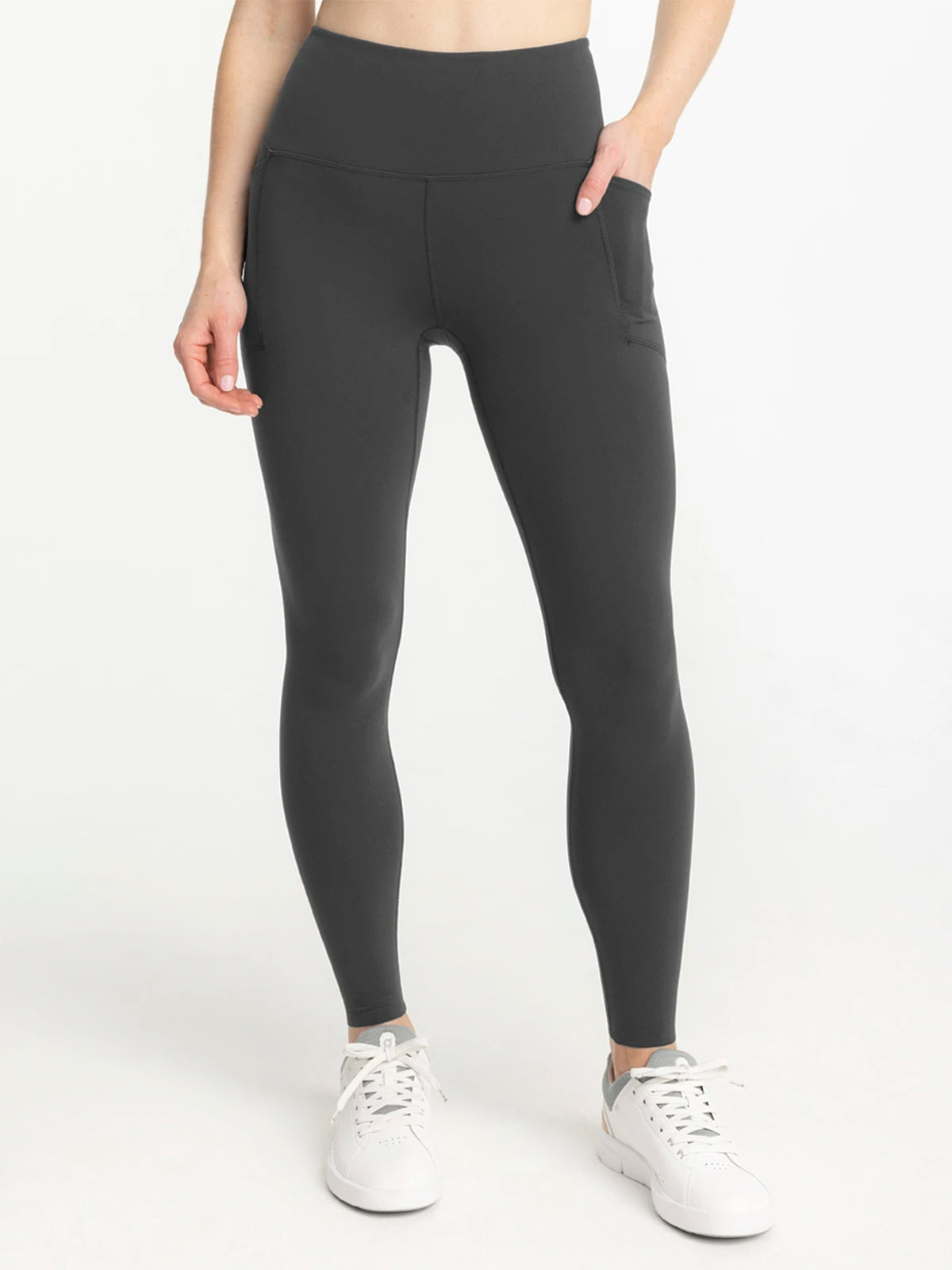 Women's All Day Pocket Legging - Black Sand